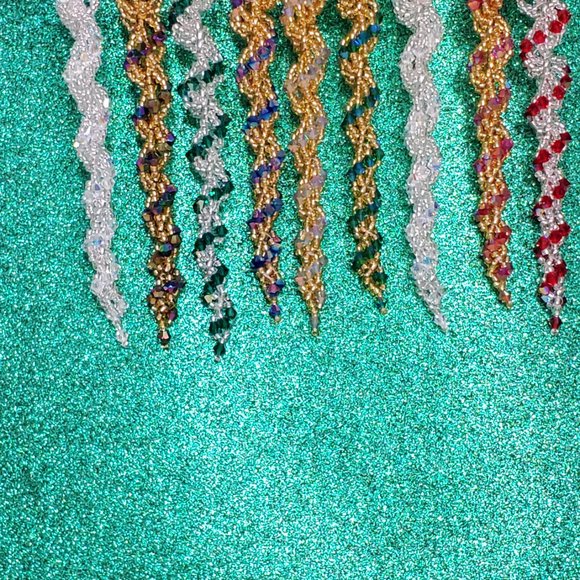 Christmas Tree, Crystal Icicle Ornament, Christmas Crystal Icicle - Picture 5 of 8